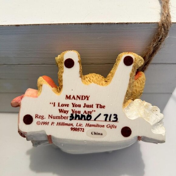 CHERISHED Teddies "Mandy I love you Just the Way you are" figurine - Picture 2 of 2